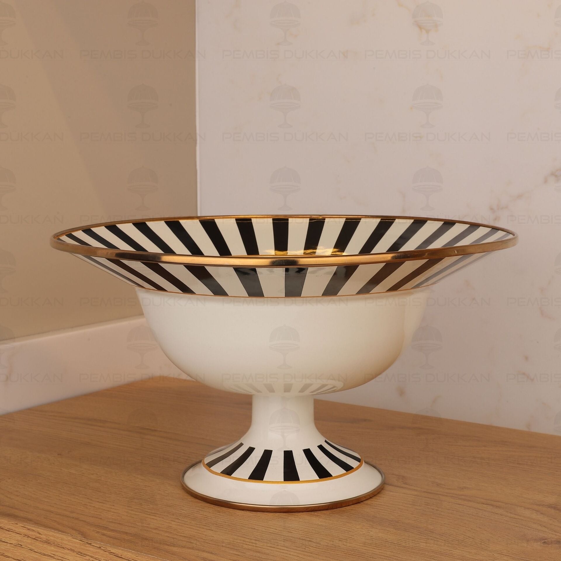 PAPİLLON EMAYE 30CM AYAKLI MEYVELİK