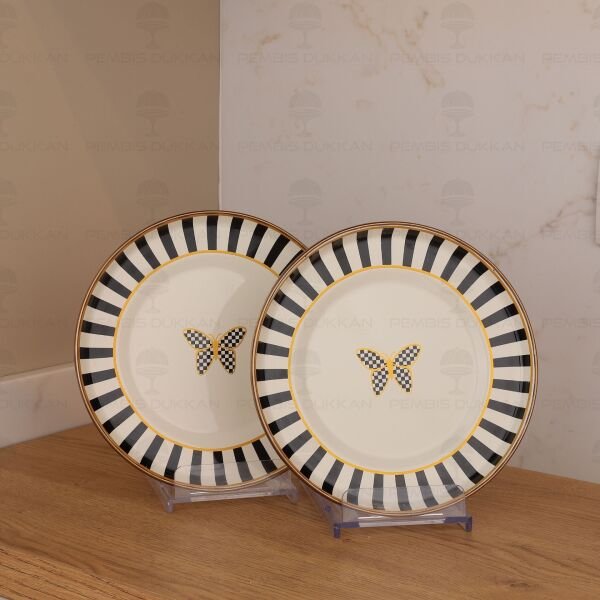 Papillon Emaye 20 cm 2li Pasta Tabağı