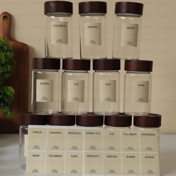 12Lİ 300 ML AKASYA KAPAKLI STROKKA BAHARATLIK 70913