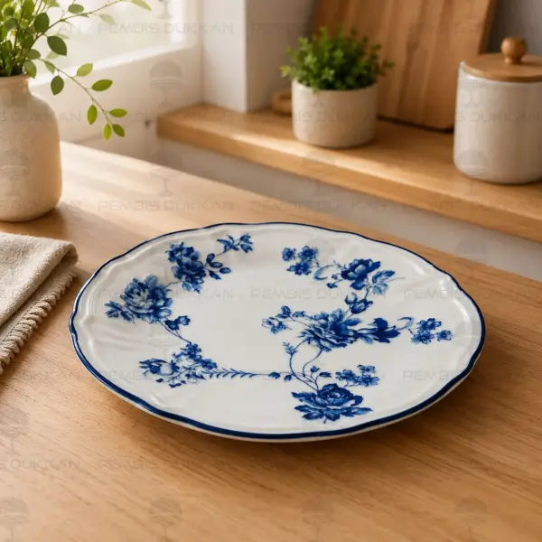 Mavi Vintage 6lı Servis Tabağı Takımı