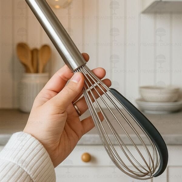 Sıyırma Aparatlı 34cm Çelik Çırpıcı