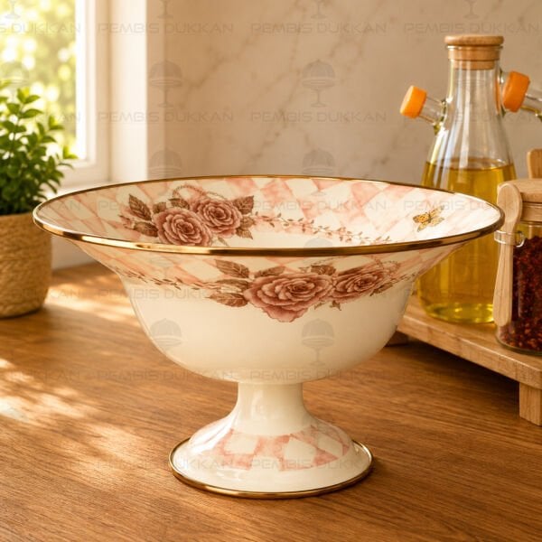 ROSADORA EMAYE 30CM AYAKLI MEYVELİK