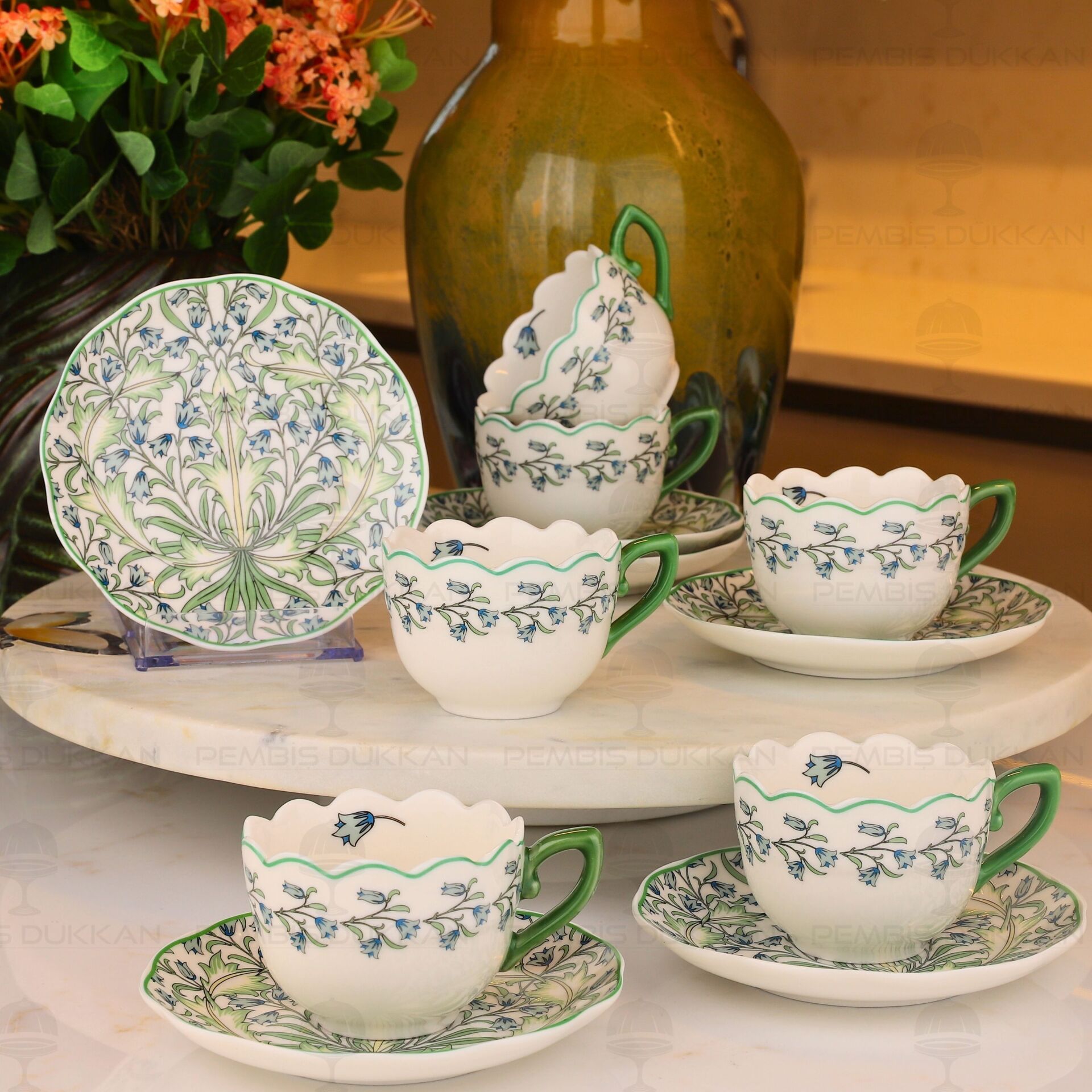 LUNARİA 6 KİŞİLİK KAHVE FİNCAN TAKIMI