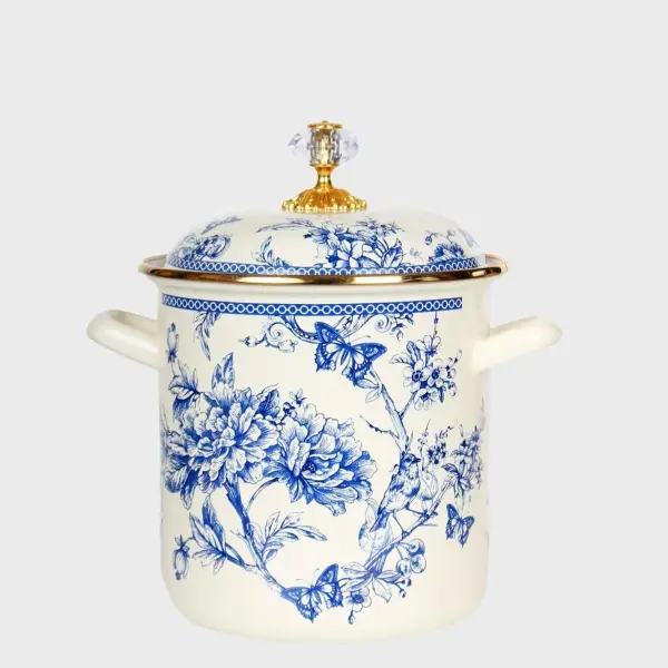 BLUE LİFE  EMAYE 16CM KUŞKONMAZ BAKRAÇ