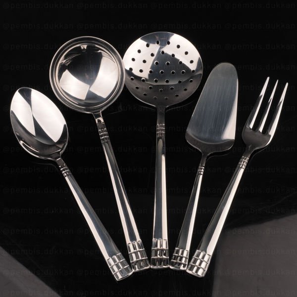 NEHİR DİDİM SADE  5 PARÇA SERVİS TAKIM