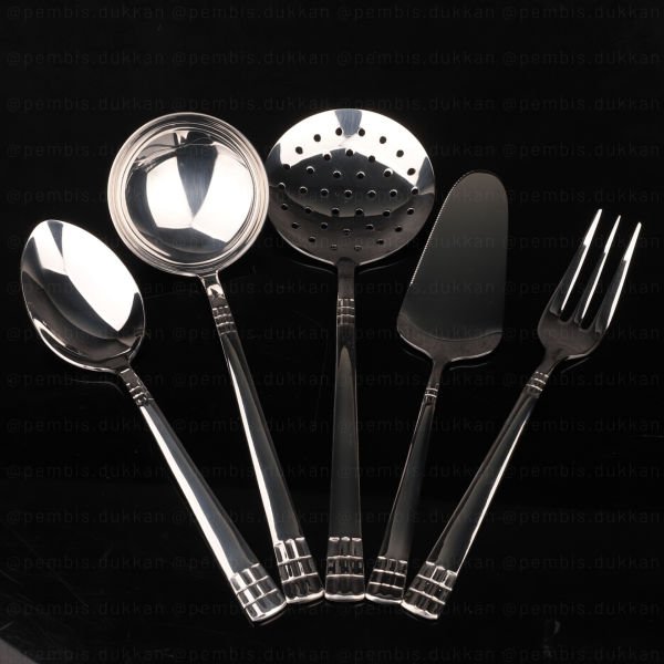 NEHİR DİDİM SADE  5 PARÇA SERVİS TAKIM