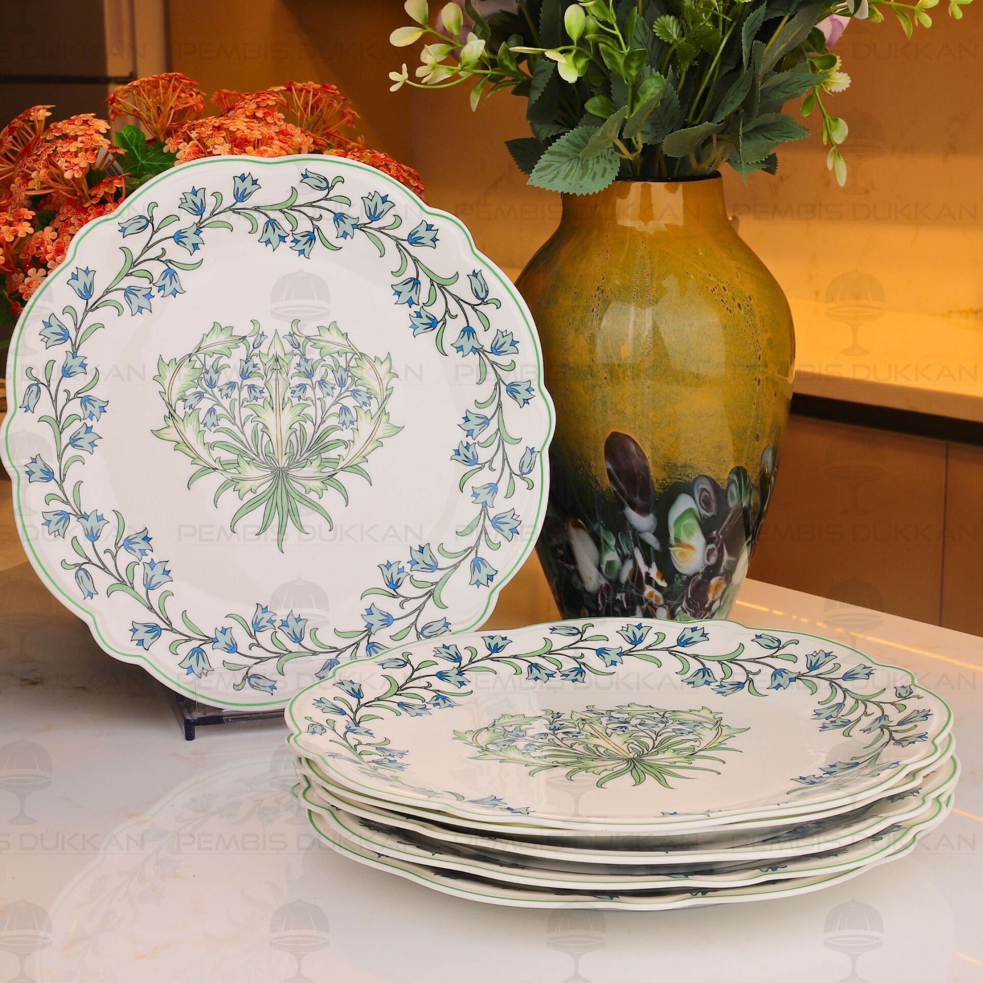 LUNARİA 6LI SERVİS TABAĞI TAKIMI