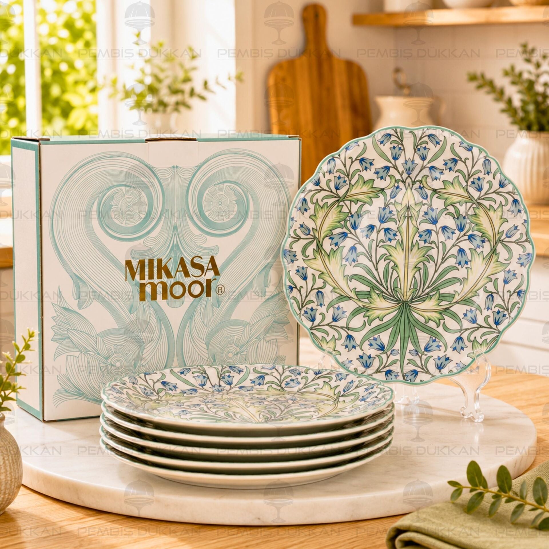 LUNARİA 6LI PASTA TABAĞI TAKIMI