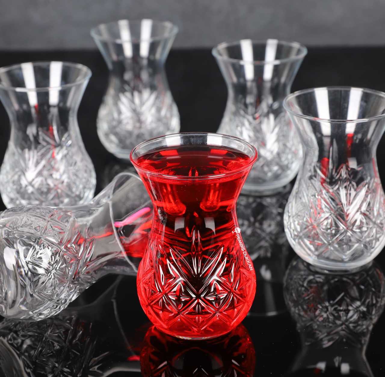 TİMELESS 6LI TOMBUL ÇAY BARDAĞI (42881)