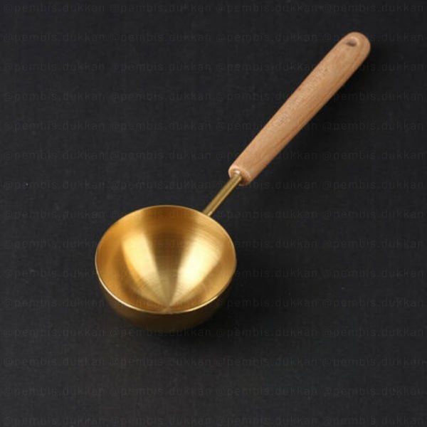 AHŞAP SAPLI GOLD ÖLÇÜ KAŞIĞI BÜYÜK BOY(COS-5014)