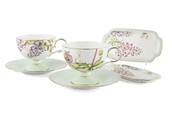 HAPPİLY 6 PARÇA 2 KİŞİLİK ÇAY FİNCAN TAKIMI