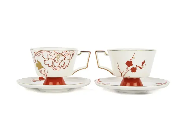 POPPY 2 KİŞİLİK ÇAY FİNCAN TAKIMI