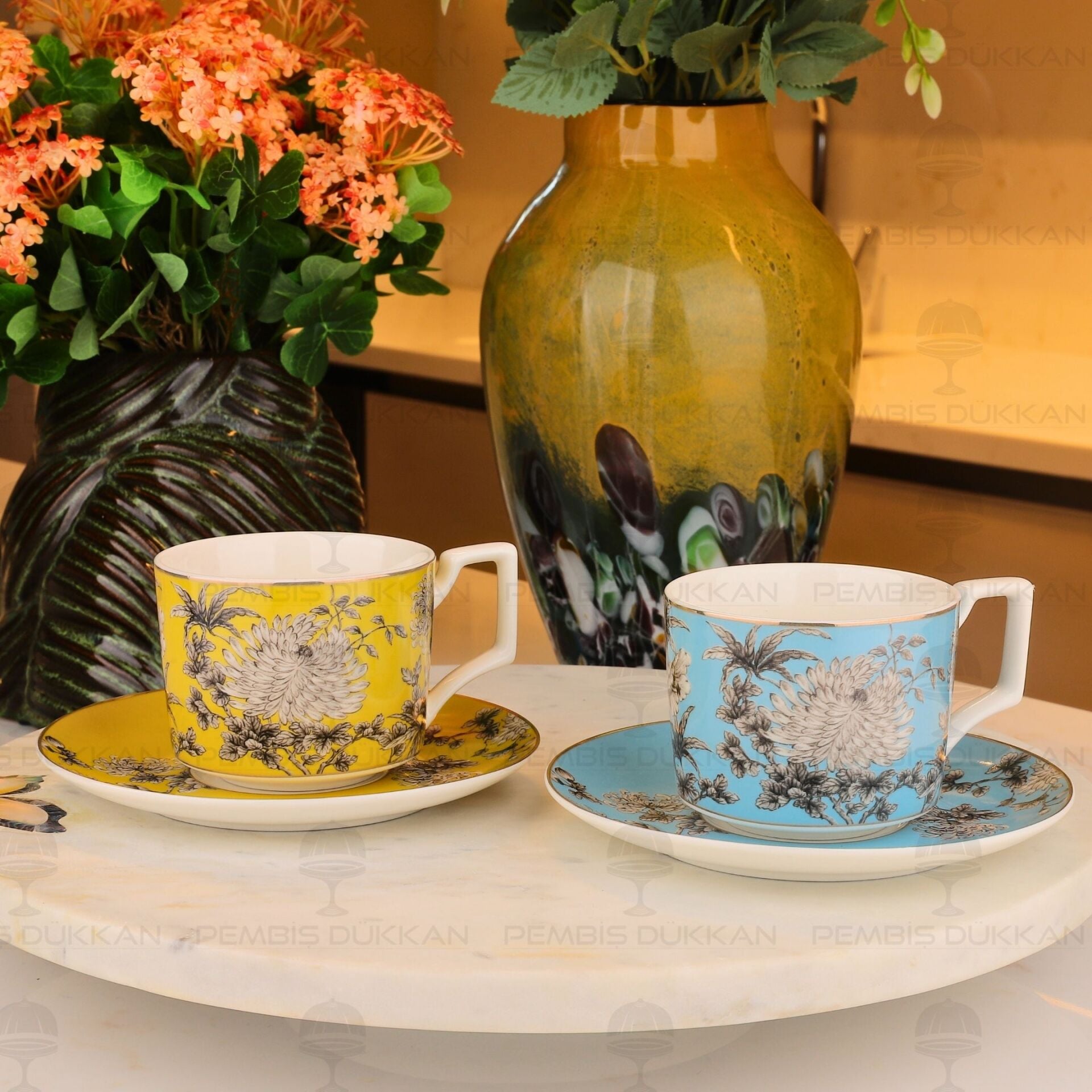 FULL BLOOM 2 KİŞİLİK ÇAY FİNCAN TAKIMI
