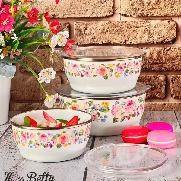 ROSE DELUXE 3LÜ EMAYE SAKLAMA KABI