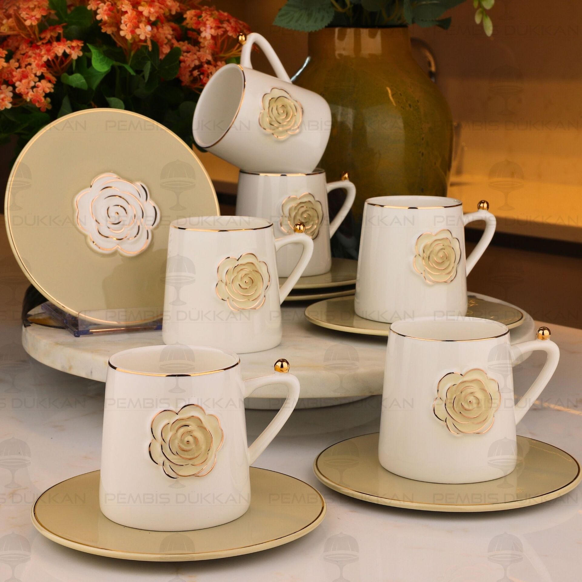 ROSARİA 6 KİŞİLİK ÇAY FİNCAN TAKIMI