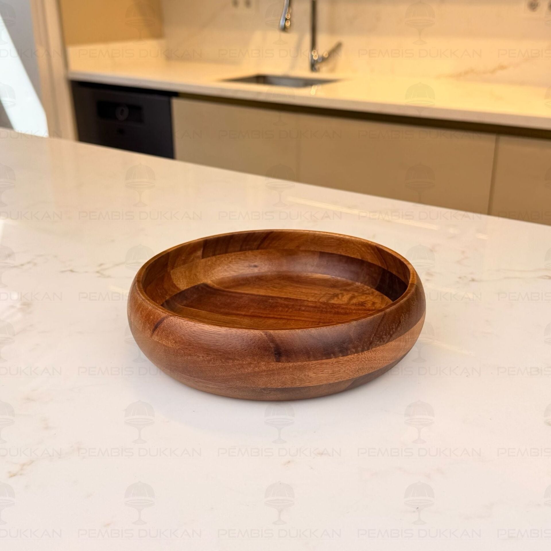 AKASYA YUVARLAK 20CM BOMBELİ KASE (7B291)