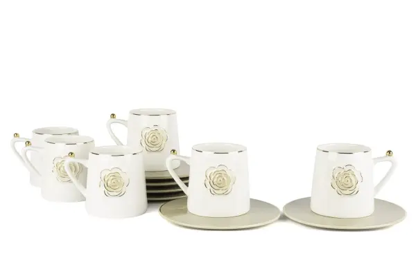 ROSARİA 6 KİŞİLİK ÇAY FİNCAN TAKIMI