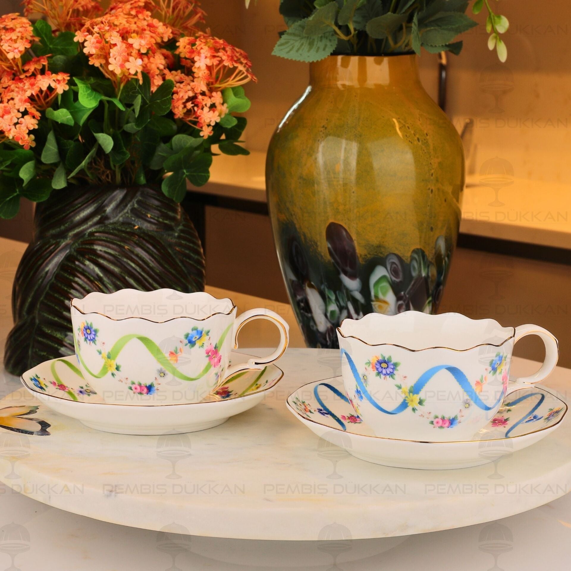 ROMANTİC CHARM 2 KİŞİLİK ÇAY FİNCAN TAKIMI