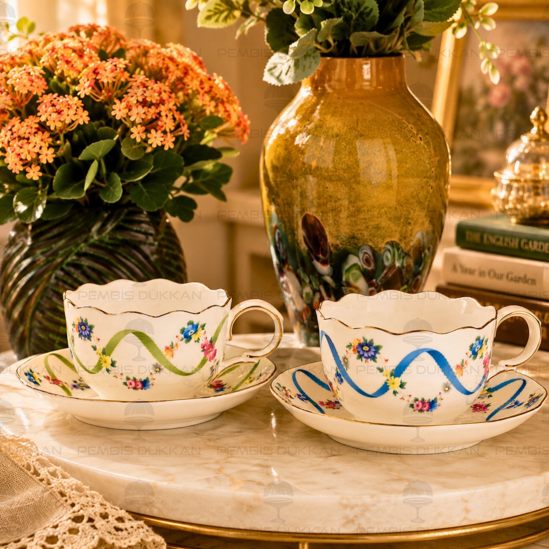 ROMANTİC CHARM 2 KİŞİLİK ÇAY FİNCAN TAKIMI