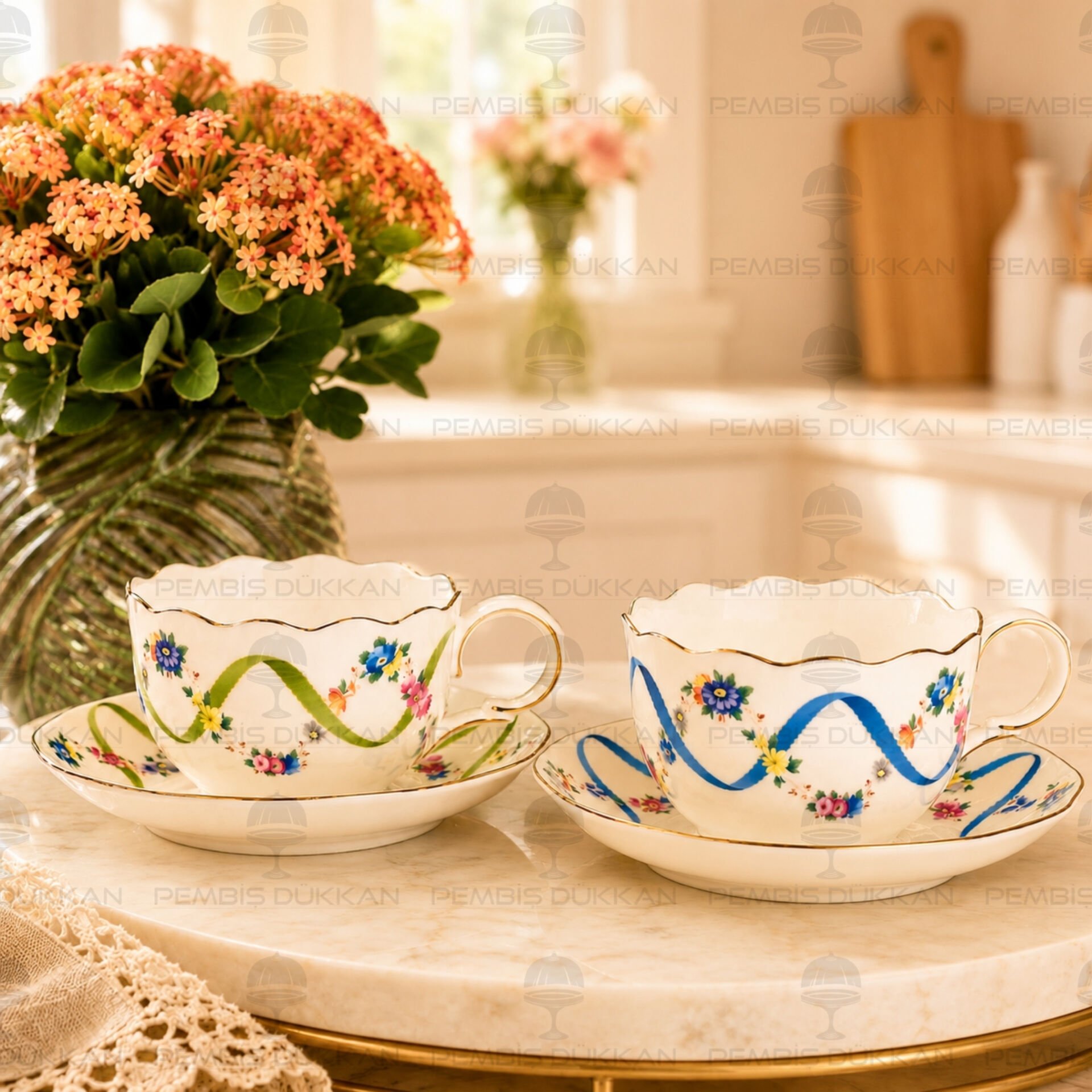 ROMANTİC CHARM 2 KİŞİLİK ÇAY FİNCAN TAKIMI