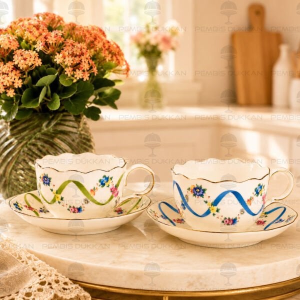 ROMANTİC CHARM 2 KİŞİLİK ÇAY FİNCAN TAKIMI