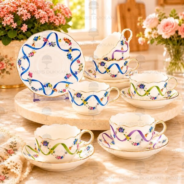 ROMANTİC CHARM 6 KİŞİLİK KAHVE FİNCAN TAKIMI