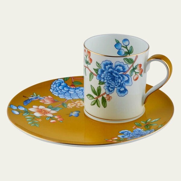 YAĞ YEŞİLİ 2 KİŞİLİK ÇAY FİNCAN TAKIMI (YNS 019)