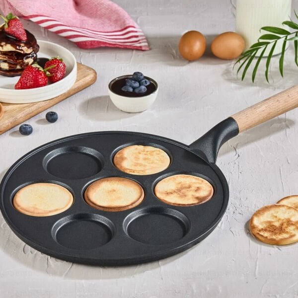 FALEZ 28CM BLACK LİNE DÖKÜM PANKEK TAVASI