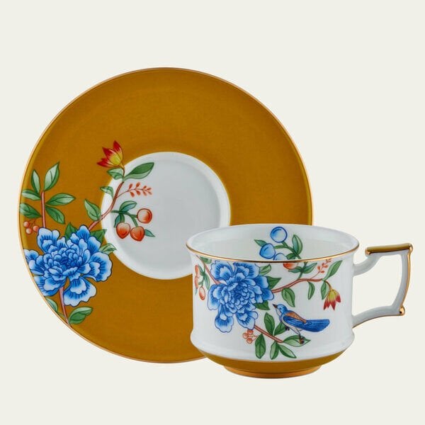 YAĞ YEŞİLİ 2 KİŞİLİK ÇAY FİNCAN TAKIMI (YNS 018)