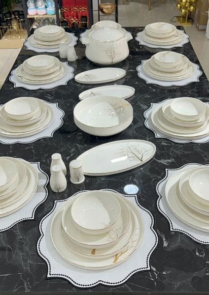 12 KİŞİLİK 60 PARÇA BONATTİ HAYAT AĞACI YEMEK TAKIMI