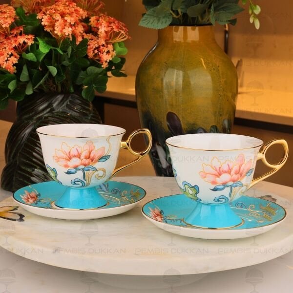 ROSETTA 2 KİŞİLİK ÇAY FİNCAN TAKIMI