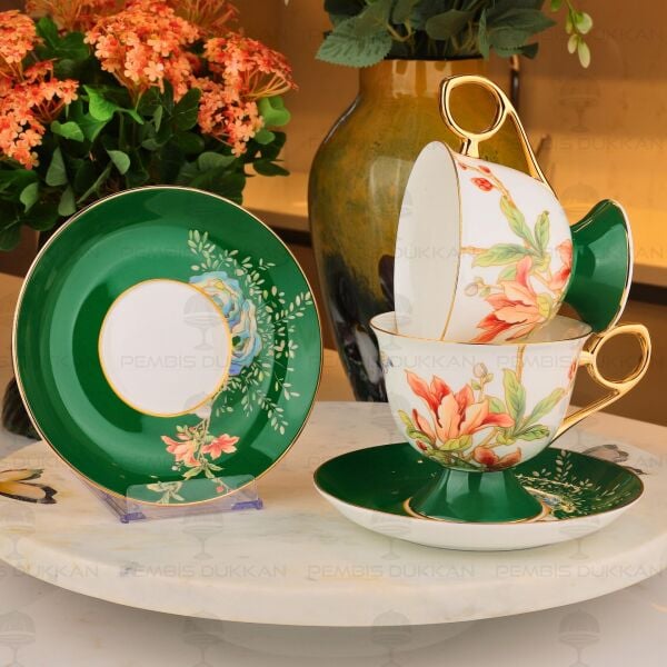 FEDERİCA 2 KİŞİLİK ÇAY FİNCAN TAKIMI