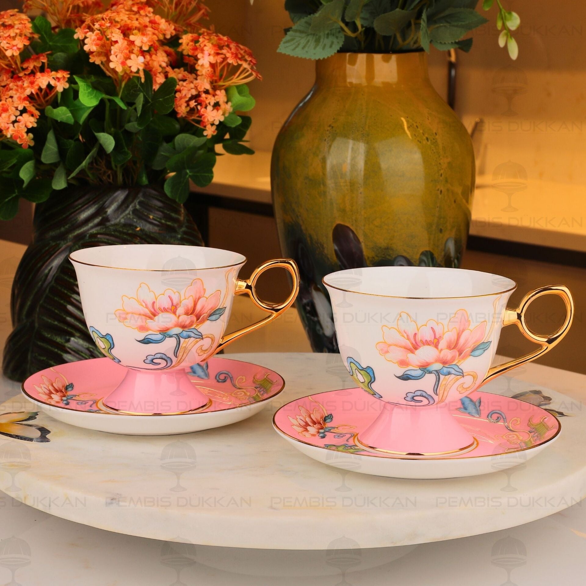 ZOA 2 KİŞİLİK ÇAY FİNCAN TAKIMI