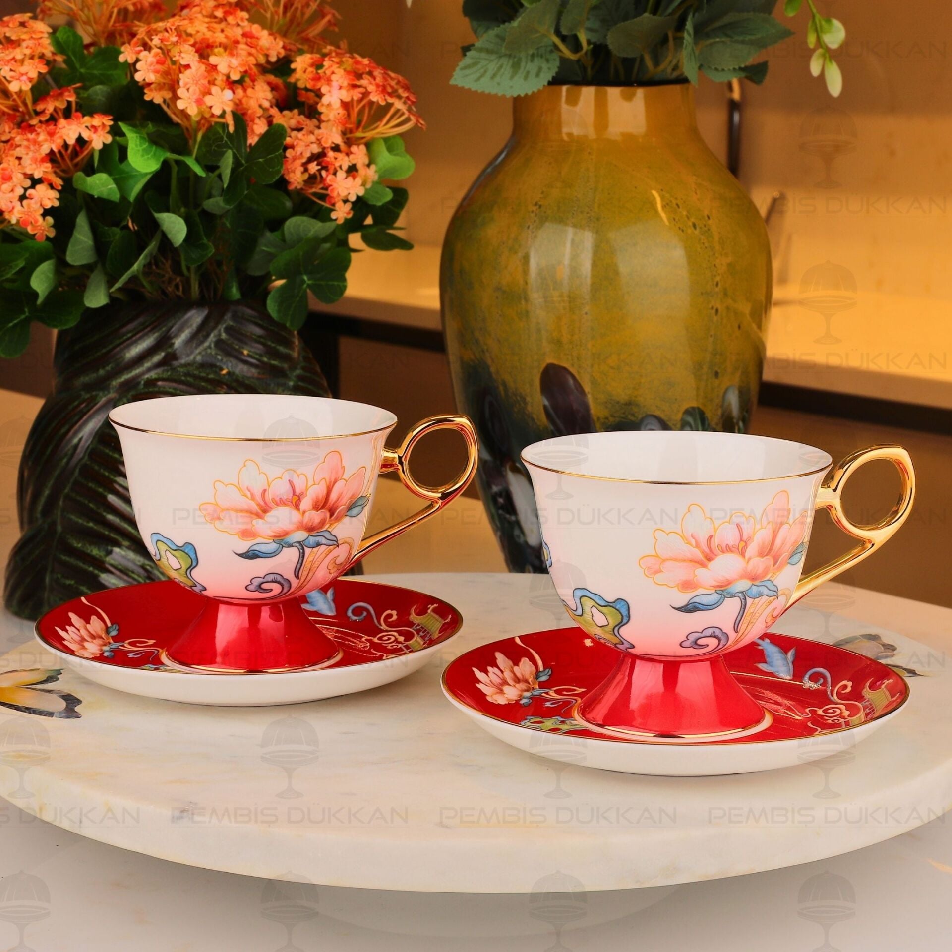 İRENA 2 KİŞİLİK ÇAY FİNCAN TAKIMI
