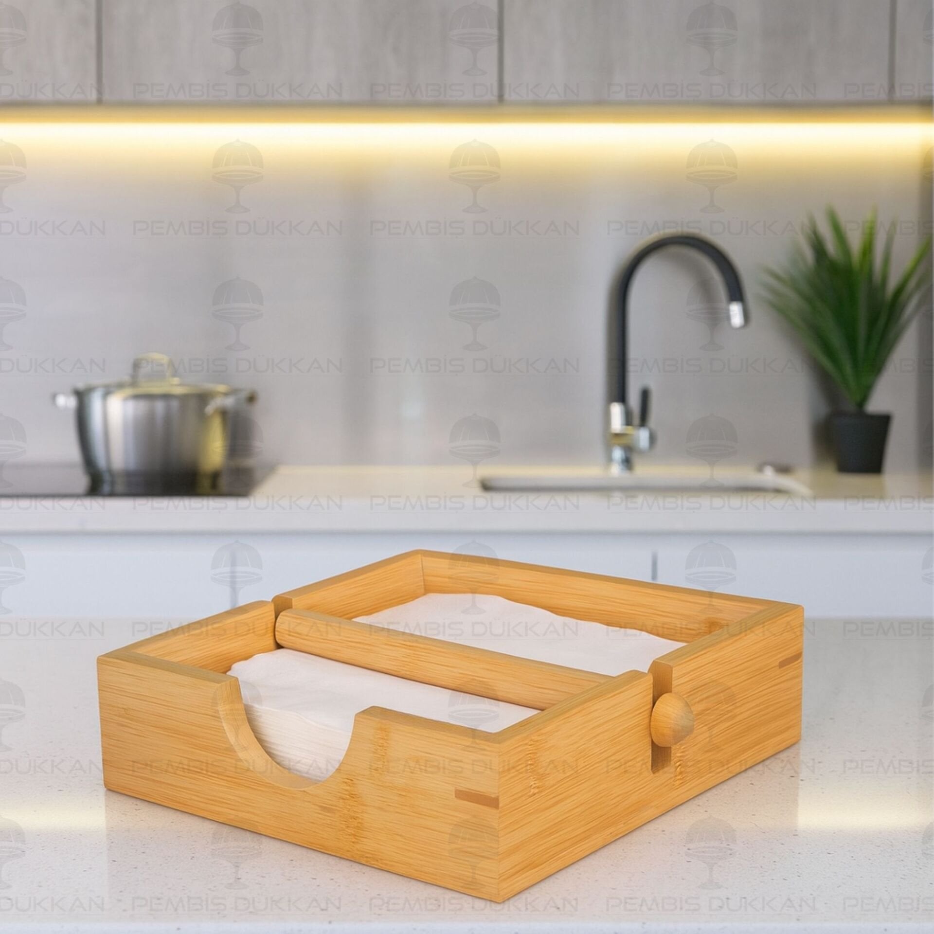 BAMBU ÜSTTEN TUTACAKLI PEÇETELİK (735)