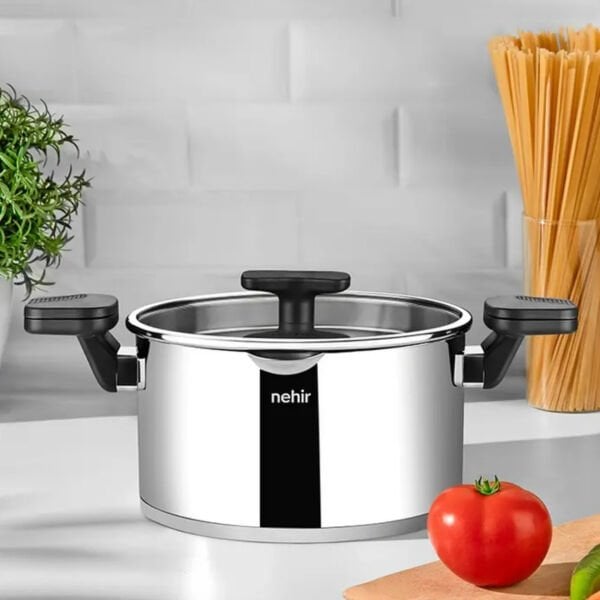 ROMA 22 CM PASLANMAZ ÇELİK SÜZGEÇ KAPAKLI