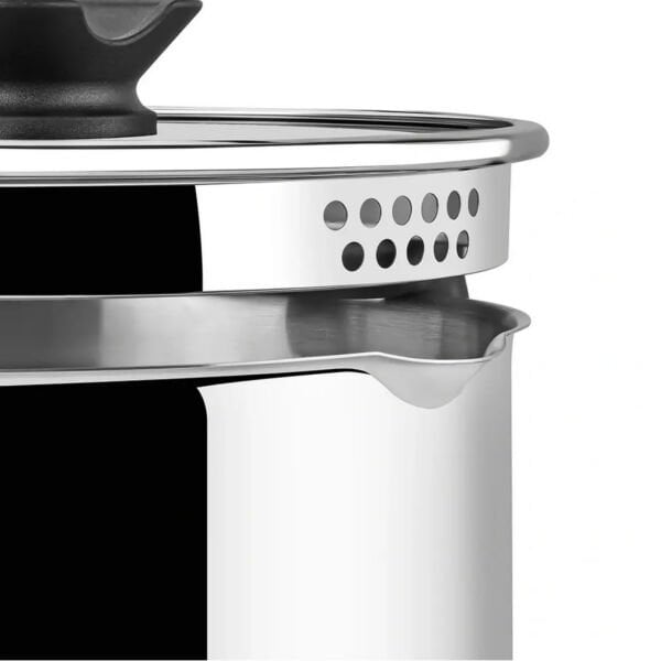 ROMA 24 CM PASLANMAZ ÇELİK SÜZGEÇ KAPAKLI