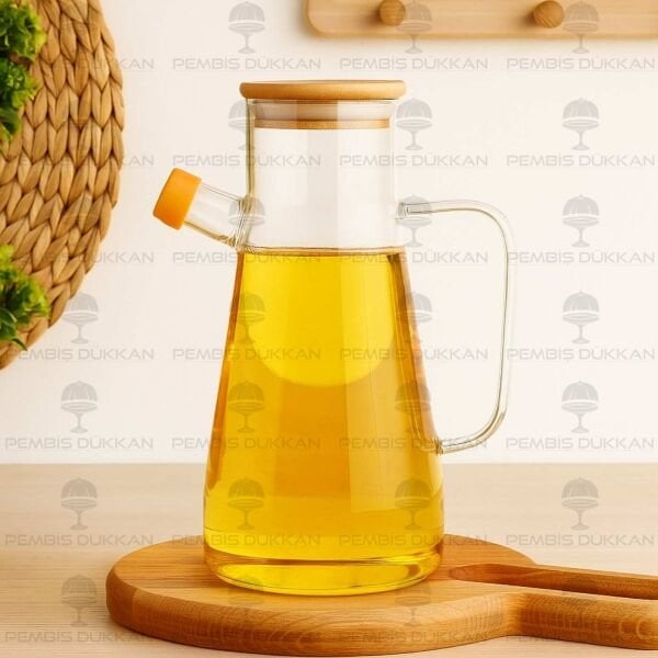 SERENİT BAMBU KAPAKLI 900ML YAĞDANLIK (1113)