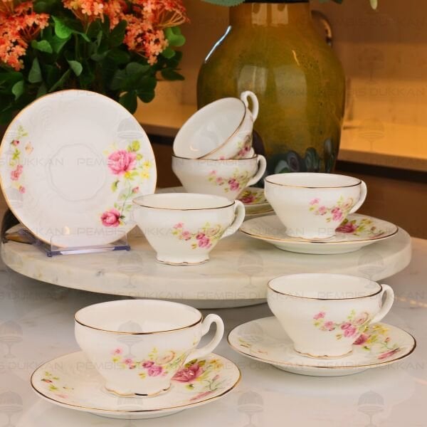 PINK DREAM 6 KİŞİLİK KAHVE FİNCAN TAKIMI