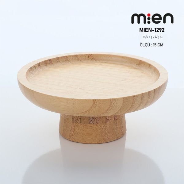 15 CM YUVARLAK AYAKLI SUNUMLUK MİEN-1292