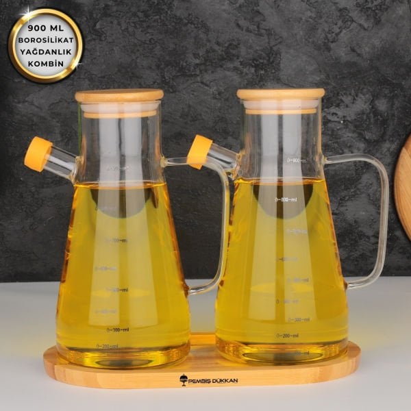 2Lİ THN OVAL BAMBULU (75652) PAÇİ YAĞDANLIK SET