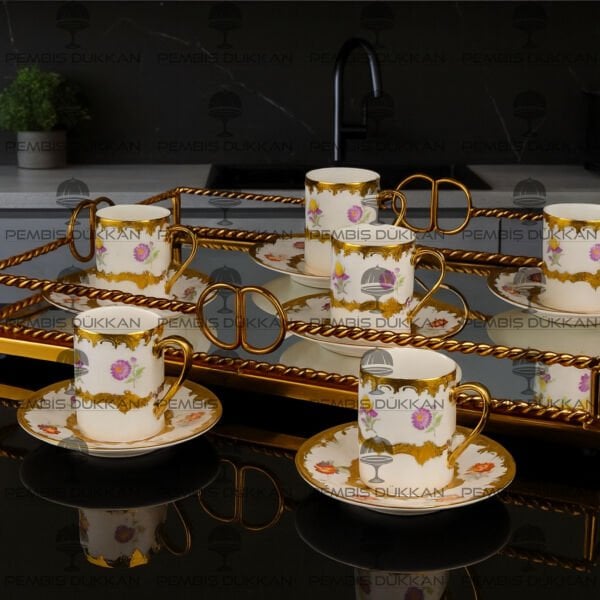 6 KİŞİLİK ELVİS FİNCAN TAKIMI