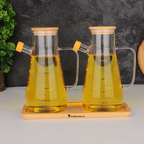 2Lİ UZUN DİKD.BAMBULU (CMR-3077) PAÇİ YAĞDANLIK SET