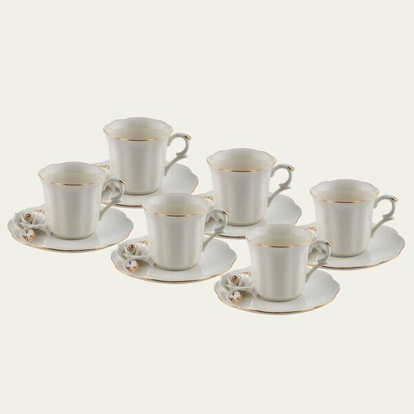 KAPİTEMONTE 6 KİŞİLİK KAHVE FİNCAN TAKIMI