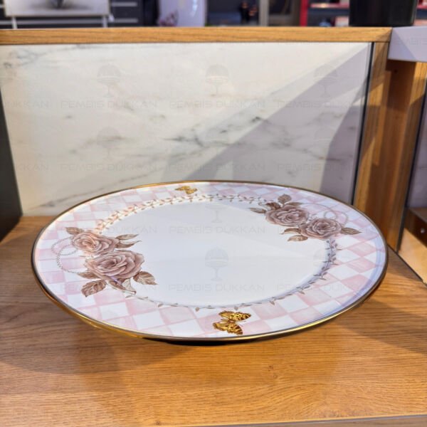 ROSADORA EMAYE 30CM AYAKLI PASTA STANDI