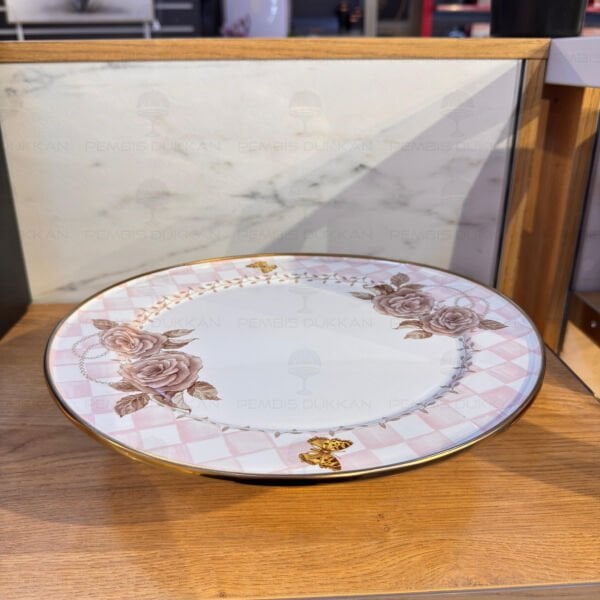 ROSADORA EMAYE 30CM AYAKLI PASTA STANDI