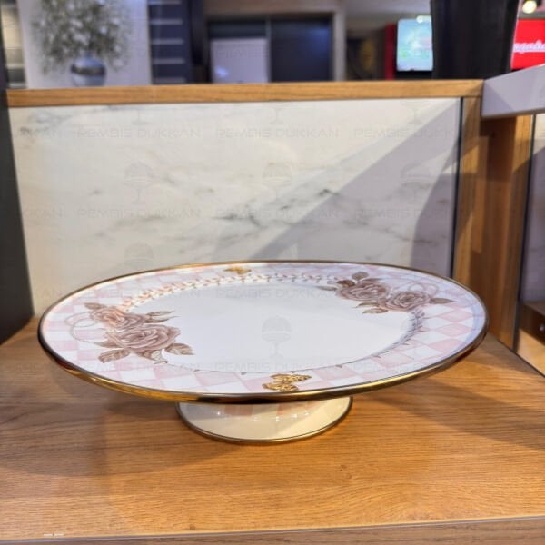 ROSADORA EMAYE 30CM AYAKLI PASTA STANDI