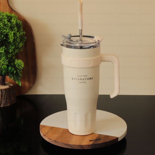 1 ADET ARW MUG 1200 ML TERMOS KREM