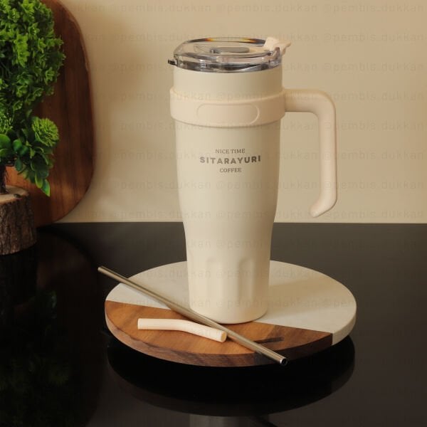 1 ADET ARW MUG 1200 ML TERMOS KREM