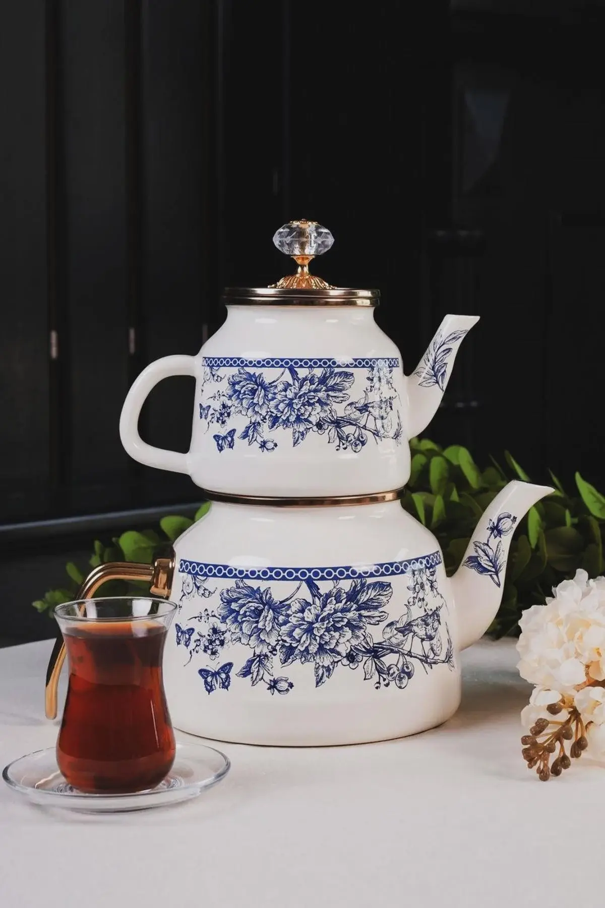 BLUE LİFE EMAYE ÇAYDANLIK